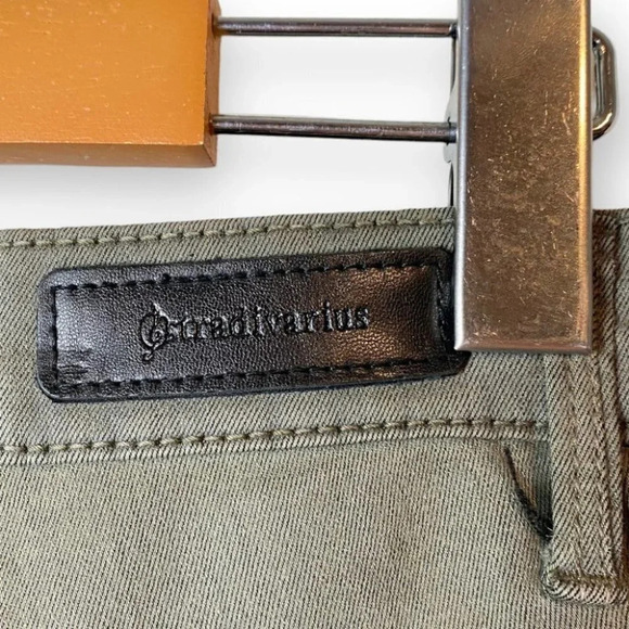 Stradivarius Premium Olive Green Skinny Jeans - Picture 9 of 9